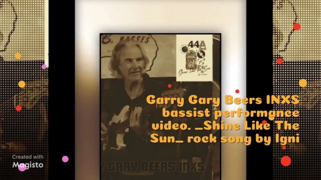INXS bassist  Garry Gary Beers performance video